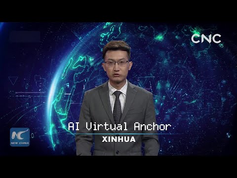 Xinhua AI anchor presents CIIE news reports